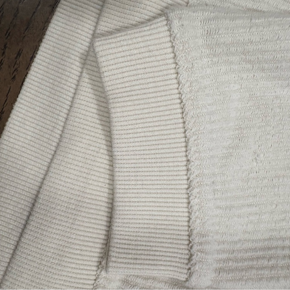 Boxercraft Cream Ribbed Sweatshirt - Picture 5 of 6